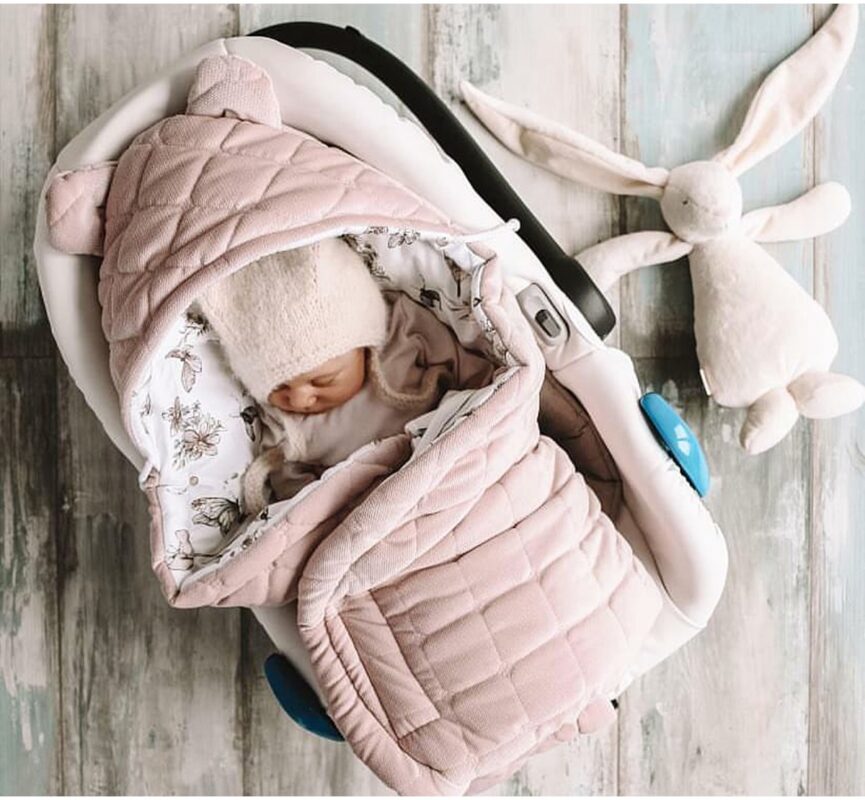 kort indhold Nikke BabySteps kørepose - Natur - Sepia rose - Little Hugs